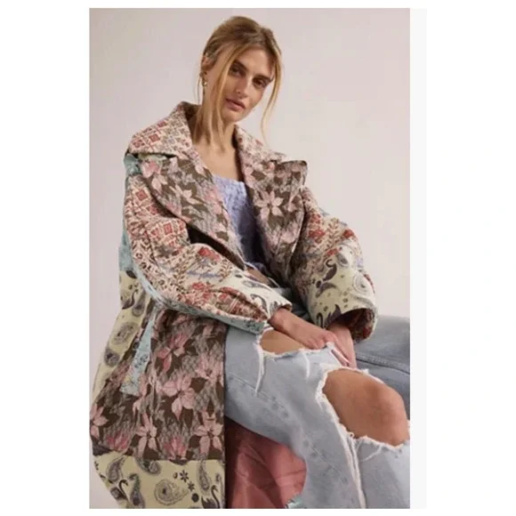 Free People Golden Hour Jacquard
Coat one size XS/S MSRP $798 new nwt boho - Picture 3 of 12